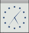 Clock which is written entirely in Python